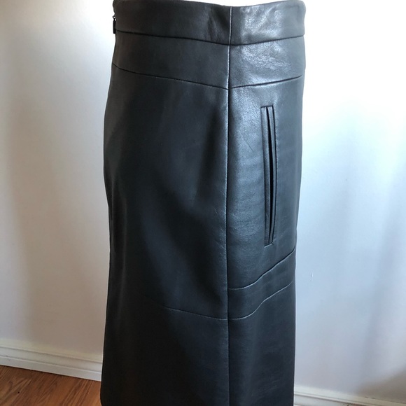 BCBG MaxAzria Faux Leather Skirt - Picture 10 of 16